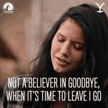 Not A Believer In Goodbye When Its Time To Leave I Go Avery GIF - Not A Believer In Goodbye When Its Time To Leave I Go Avery Yellowstone GIFs