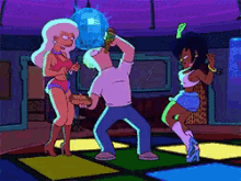 Human Bender Dancing - Futurama GIF - Futurama Dancing Strippers GIFs