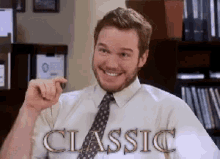 Classic - Parks And Recreation GIF - Classic Youre Classic Thats Classic GIFs