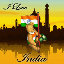 I Love India India Flag GIF - I Love India India India Flag GIFs