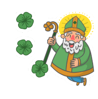 St Patricks Day Maewyn Succat Sticker - St Patricks Day Maewyn Succat Patron Saint Of Ireland Stickers