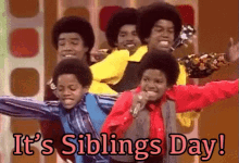 National Siblings Day GIF - Siblings Day Sing Celebrate GIFs