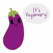 vegan veganuary eggplant berenjena dancing