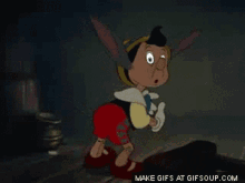 Pinocchio Scared GIF - Pinocchio Scared Disney GIFs