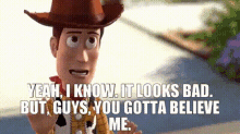 Toy Story Woody GIF - Toy Story Woody Yeah I Know It Looks Bad GIFs