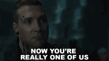 Now Youre Really One Of Us Jai Courtney GIF - Now Youre Really One Of Us Jai Courtney Eric GIFs