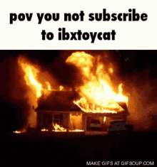 Toycat Ibxtoycat GIF - Toycat Ibxtoycat House Fire GIFs