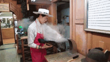 Steam Smoke GIF - Steam Smoke Hat Steaming Bath GIFs