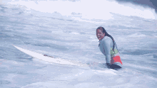 Having Fun Surfing Enjoy Surfing GIF - Having Fun Surfing Enjoy Surfing Sitting On My Surfboard GIFs