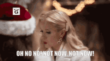 A Nashville Christmas Carol Jessy Schram GIF - A Nashville Christmas Carol Jessy Schram No Not Now GIFs