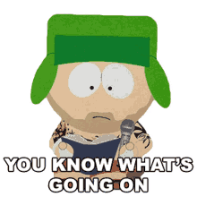 you know whats going on kyle broflovski south park s13e10 wtf