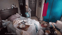 Cleaning Throwing Garbage GIF - Cleaning Throwing Garbage Messy Room GIFs