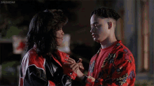 class act kid n play christopher reid alysia rogers holding hands
