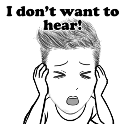 Santosh Dawar I Dont Want To Hear Sticker Santosh Dawar I Dont Want