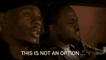 Dave Chappelle Wayne Brady GIF - Dave Chappelle Wayne Brady This Is Not An Option GIFs