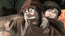black lagoon revy middle finger amd angry