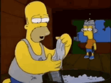 Homer Bart GIF - Homer Bart Simpsons GIFs