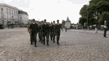 army confused walking