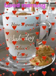 Coffee Have A Great Saturday GIF - Coffee Have A Great Saturday Good Morning GIFs