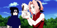 Sakuraharuno Sasukeuchiha GIF - Sakuraharuno Sasukeuchiha GIFs
