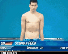 Dive Fail GIF - Stephen Feck Olympics Dive GIFs