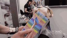 coloring hair guy tang rainbow hair putting color on hair colorful hair