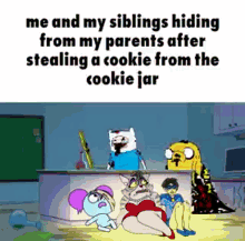 Me And My Siblings Pibby GIF - Me And My Siblings Pibby Cookie Jar GIFs