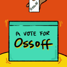 A Vote For Ossoff Ballot Box GIF - A Vote For Ossoff Ballot Box Ballot GIFs