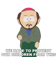 We Have To Protect Our Children From This Gerald Broflovski Sticker - We Have To Protect Our Children From This Gerald Broflovski South Park Stickers
