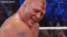 Brock Lesnar Laugh GIF - Brock Lesnar Laugh Undertaker GIFs