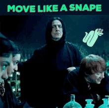 Severus Snape Move Like A Snape GIF - Severus Snape Move Like A Snape Harry Potter GIFs