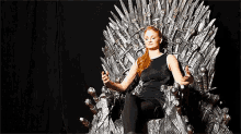 Sansa Game Of Thrones GIF - Sansa Game Of Thrones Throne GIFs