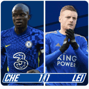 Chelsea F.C. (1) Vs. Leicester City F.C. (1) Post Game GIF - Soccer Epl English Premier League GIFs