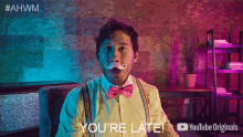 Youre Late Scolded GIF - Youre Late Scolded Running Out Of Time GIFs