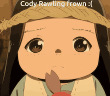 Cody Rawling Frown GIF - Cody Rawling Frown To Your Eternity GIFs