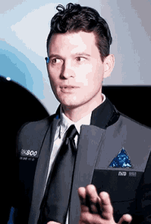Connor Detroit Become Human GIF - Connor Detroit Become Human Amazed GIFs