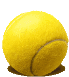 Tennis Ball Chick Sticker - Tennis Ball Chick Yellow Stickers