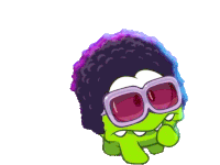 Afro Shades On Sticker - Afro Shades On Let Me Give You A Hug Stickers