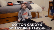 Cotton Candy Favorite Flavor GIF - Cotton Candy Favorite Flavor Sweets GIFs