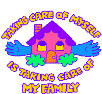 Cuidarme Es Cuidarme A Mi Familia Self Care Is Self Care Sticker - Cuidarme Es Cuidarme A Mi Familia Self Care Is Self Care Self Care Stickers
