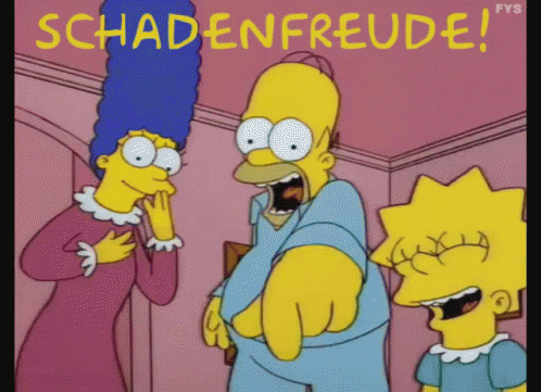 Simpsons Schadenfreude - Schadenfreude GIF - The Simpsons Laughing Family GIFs