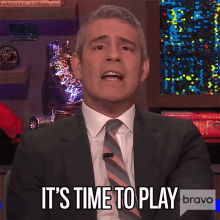 Its Time To Play Andy Cohen GIF - Its Time To Play Andy Cohen Watch What Happens Live GIFs