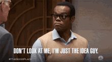 Dont Look At Me Im Just The Idea Guy GIF - Dont Look At Me Im Just The Idea Guy Not Me GIFs