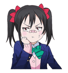 love live nico yazawa pissed angry hmp