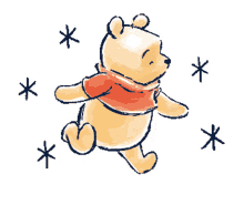 pooh winnie the pooh pooh bear cute skipping
