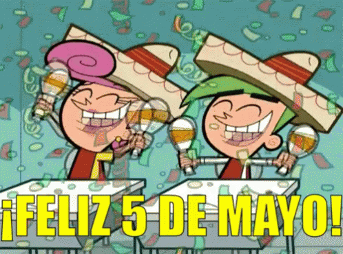 Feliz Cinco De Mayo GIF - Batalla De Puebla Cinco De Mayo Los Padrinos  Magicos - Descubre & Comparte GIFs