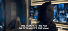 That Robot Is The Key To Everyones Survival Survive GIF - That Robot Is The Key To Everyones Survival Survive Strive GIFs