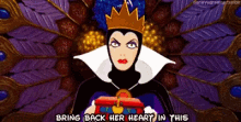 Disney Bring Back Her Heart In This GIF - Disney Bring Back Her Heart In This Evil Queen GIFs