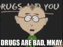 cartoon drugs are bad okay bad