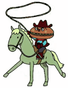 Burger Cowboy - Anpanman GIF - Anpanman Burger Cowboy Cowboy GIFs